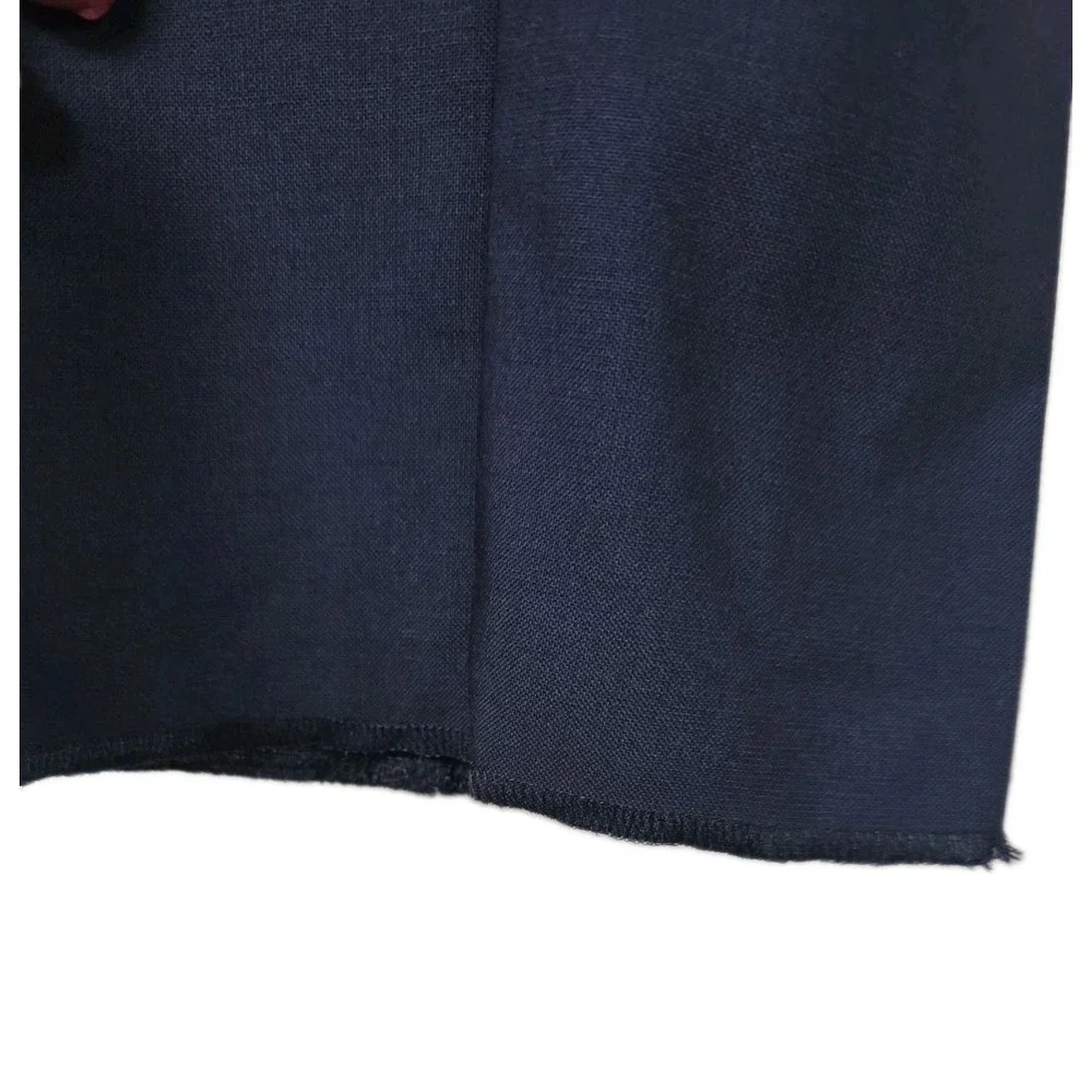 Louis Vuitton Rare Uniform Mens Navy Slim Unhemmed Trousers Size EU 44/US 28 NWT